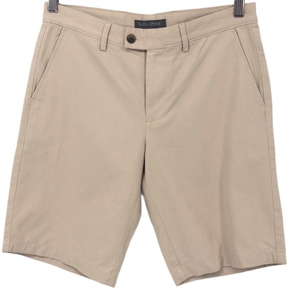 SLATE & Stone Flat Front Khaki Shorts - Picture 7 of 7